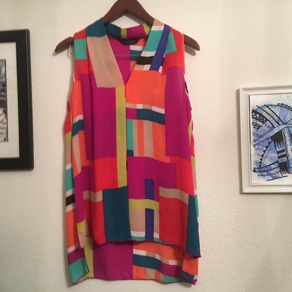 Investments color block top